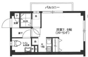 スイートパークの物件間取画像